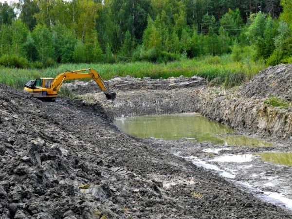 Fish Pond Digging in Eau Claire