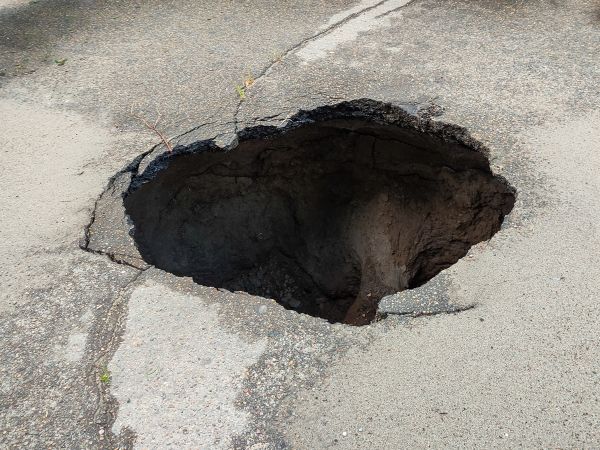 Sinkhole Repair in Eau Claire