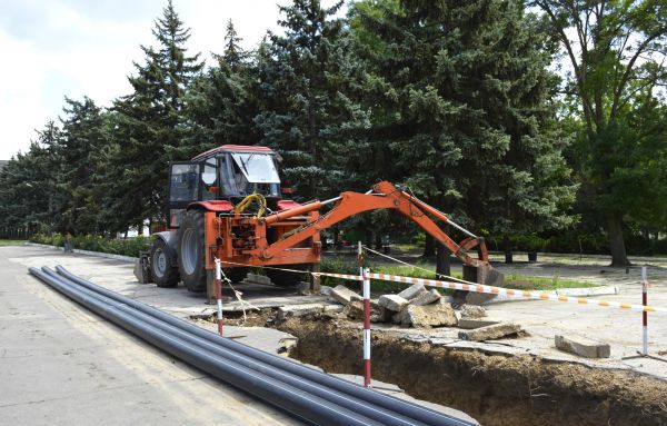 Sewer Line Excavation in Eau Claire