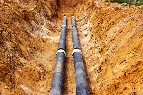Water Line Trenching in Eau Claire