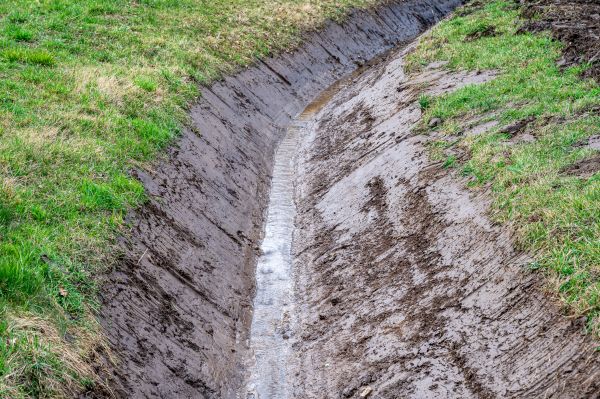 Drainage Ditch Excavation in Eau Claire