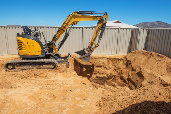 Swimming Pool Excavation in Eau Claire